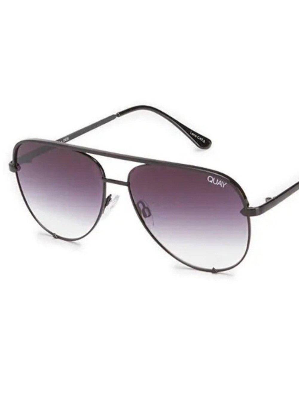 Quay Unisex High Key Mini Mirrored Aviator Sunglasses